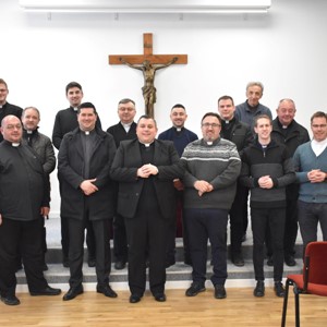 Susret župnika sjemeništaraca s odgojiteljima u Međubiskupijskom sjemeništu na Šalati